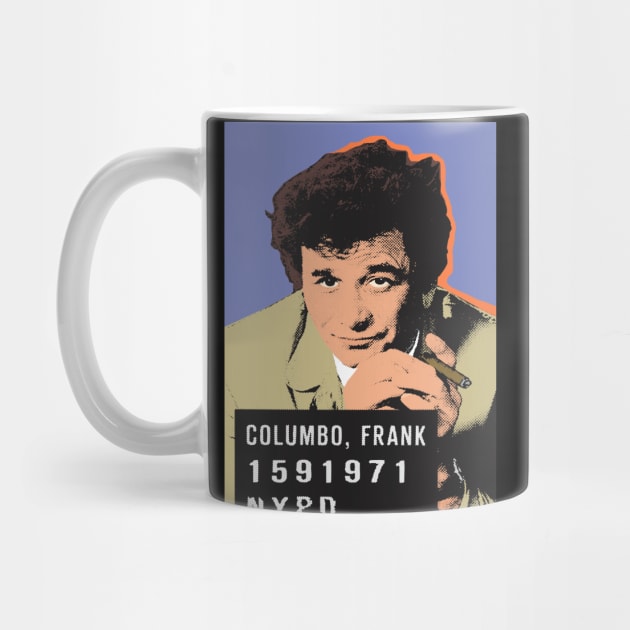 Columbo Mug Shot Comic Art by PengellyArt